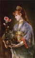 女性の肖像画 ベルギーの画家 アルフレッド・スティーブンス